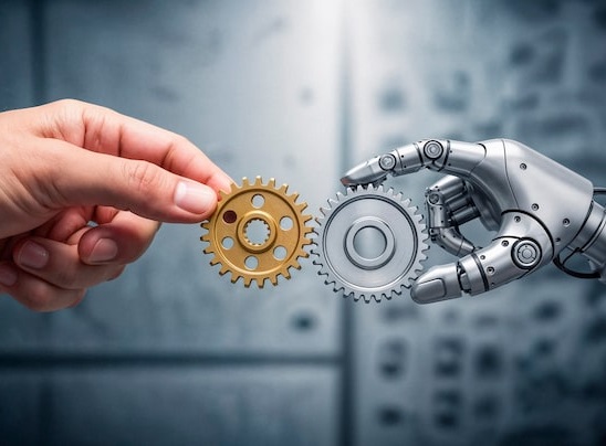 human-hand-passing-gear-robotic